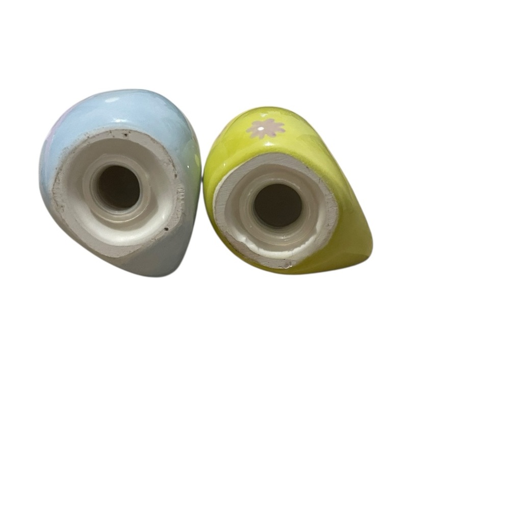 Colorful Ceramic Baby Chicks Salt and Pepper Shakers - Picture 5 of 5